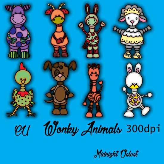 Wonky Animals - Click Image to Close